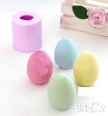 3D Кокошка поставка за яйце яйца Великденски силиконов молд форма калъп гипс кашпа, снимка 4 - Форми - 36900533