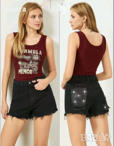 Къси панталонки черни