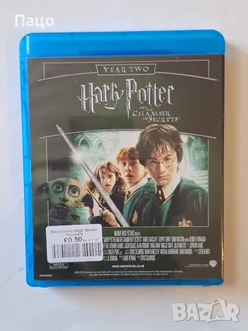 HARRY POTTER PHILOSOPHERS STONE & CHAMBER OF SECRETS  BLU-RAY (2-DISC SET, снимка 2 - Blu-Ray филми - 55771335