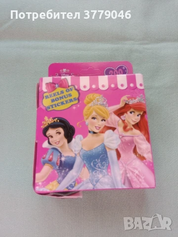 Стикери Дисни принцеси, 200 броя , снимка 2 - Игри и пъзели - 50540397