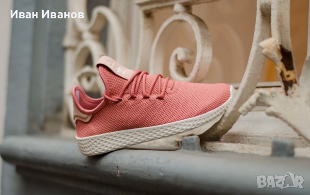 кецове  ADIDASPharrell Williams  X TENNIS HU номер 39,5-40, снимка 7 - Кецове - 37118962