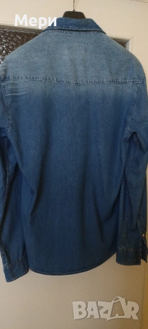 Мъжка дънкова риза Jack & Jones, снимка 6 - Ризи - 53935940