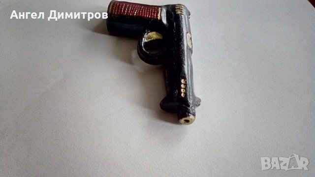Детски соц керамичен пистолет свирка, снимка 2 - Колекции - 36626879