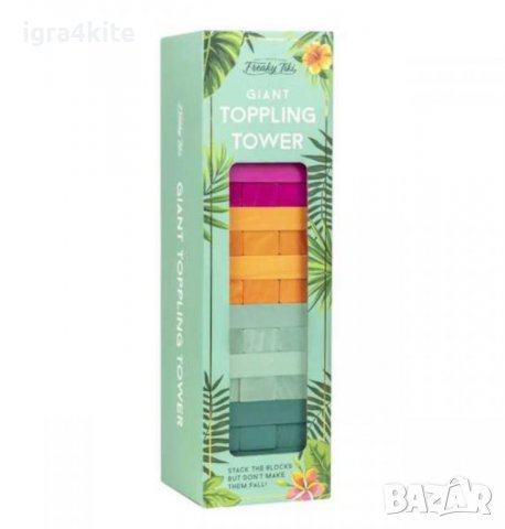 ХXL 50см. GIANT JENGA RAINBOW Огромна цветна дженга кула Топ качество НИСКА ЦЕНА, снимка 5 - Образователни игри - 38868052