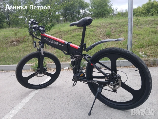 Електрическо колело SAMEBIKE LO26 M-NINE – 500W, 48V, Сгъваемо | До 70 км пробег, снимка 1