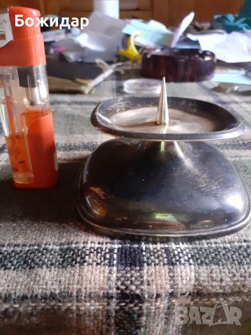 СВЕЩНИК. ПОСРЕБРЕН. WMF. ГЕРМАНИЯ., снимка 3 - Декорация за дома - 37410334