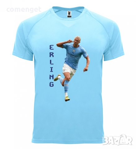 ДЕТСКИ и МЪЖКИ тениски ЕРЛИНГ / ERLING HAALAND CITY! Или поръчай модел С Твоя идея!
