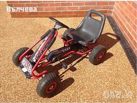 Количка M-Toys с педали и волан