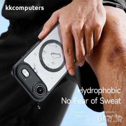 Силиконов твърд кейс Dux Ducis AIMO с Magsafe, За iPhone 17 Air (6.9), Черен и Протектор, снимка 7 - Калъфи, кейсове - 52062418