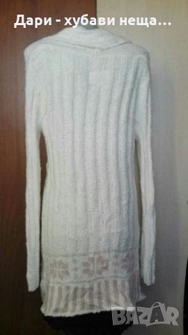 Бяла пухкава жилетка🌹🍀S,M,L🌹🍀арт.3082, снимка 3 - Жилетки - 34540156