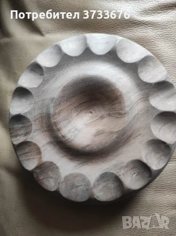 Декоративно слънце,  сърцевина стругован орех, лъчи естествен фурнир., снимка 2 - Декорация за дома - 49618373