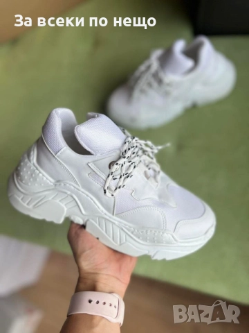 Дамски Бели Маратонки👟Дамски Спортни Обувки Код S43