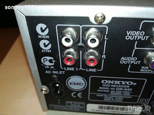 ONKYO RECEIVER-SWISS 2605222027, снимка 6 - Ресийвъри, усилватели, смесителни пултове - 36886201