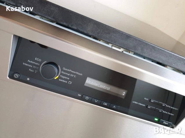 LED Wi-Fi Черно Инокс Miele Auto Open Съдомиялна - Частично Вграждане, снимка 2 - Съдомиялни - 52888342