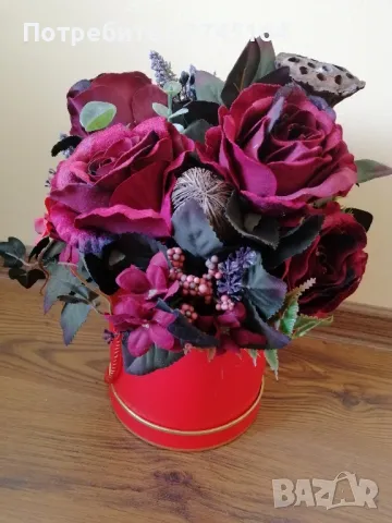 Рози изкуствени обемни 