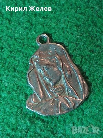 СТАРА СРЕБЪРНА КАТОЛИЧЕСКА ИКОНКА МАЙСТОРСКА ХУДОЖЕСТВЕНА ИЗРАБОТКА 25158, снимка 2 - Антикварни и старинни предмети - 39307816