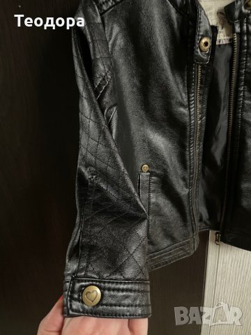 Детско кожено яке, снимка 7 - Детски якета и елеци - 35283187