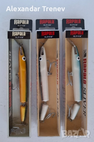 Воблери Rapala Sliver 13 и 20, снимка 4 - Такъми - 52574106