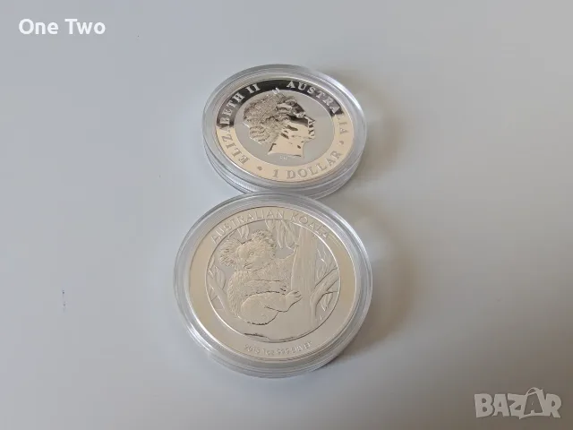 Сребърна монета, 1 oz Австралийска коала 2013, 99.99% сребро, снимка 3 - Нумизматика и бонистика - 56208328