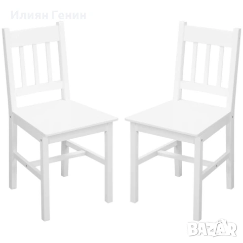 Комплект от 2 трапезни стола HOMCOM, снимка 10 - Столове - 54222918