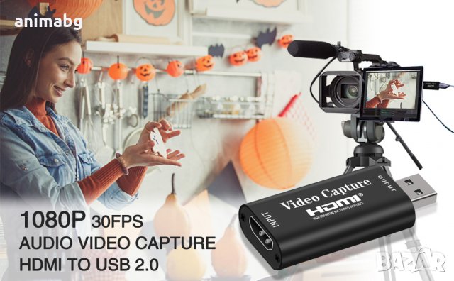 ANIMABG 4K full HD HDMI видео рекордер, снимка 5 - Чанти, стативи, аксесоари - 31982409