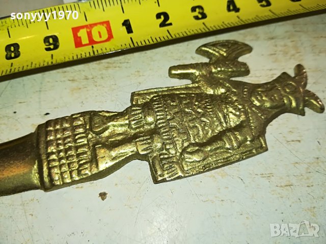 ЗЛАТЕН НОЖ ВНОС ФРАНЦИЯ 1512221941, снимка 5 - Антикварни и старинни предмети - 39022687