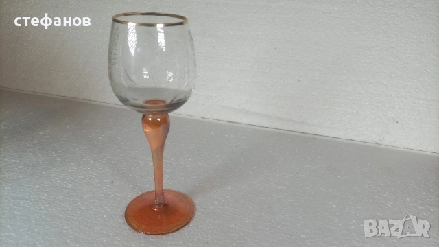 Много красиви чаши за алкохол, калиево стъкло, ръчна гравюра, 4 бр, снимка 7 - Чаши - 52438875