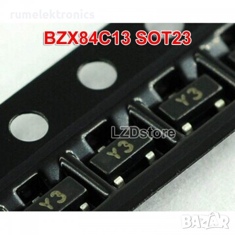 BZX84C13, снимка 1 - Части и Платки - 36879478