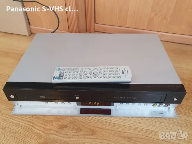 LG V-190 DVD player VHS recorder, снимка 3 - Плейъри, домашно кино, прожектори - 55981294