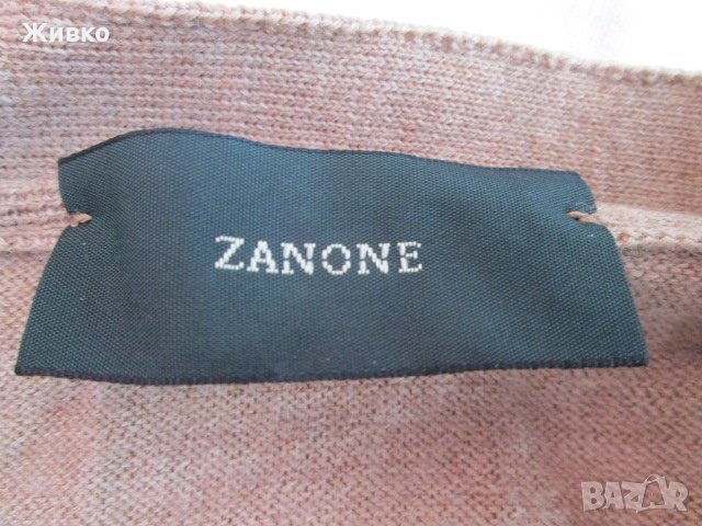 ZANONE италиански елек с копчета от 100% вълна размер 48., снимка 2 - Пуловери - 35038195
