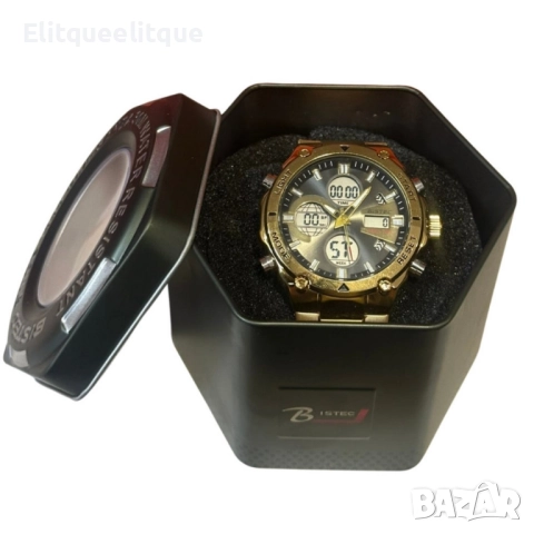 Мъжки часовник BISTEC с елегантен дизайн и висока функционалност, снимка 4 - Мъжки - 52056061