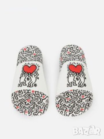 Keith Haring-супер модни чехли, снимка 2 - Чехли - 40400942