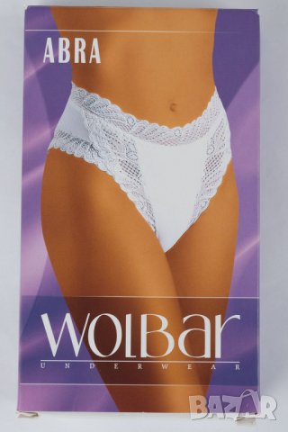 Бели бикини с висока талия и дантела марка Wolbar , снимка 4 - Бельо - 31601753