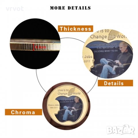 Монети покрити с 24 -каратно златно покритие, снимка 6 - Колекции - 34498399