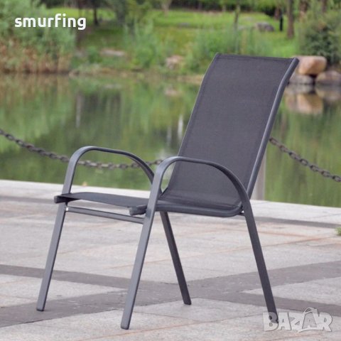 ПРОМОЦИЯ! Градински комплект - маса с 2 стола от плат, снимка 4 - Столове - 42807612