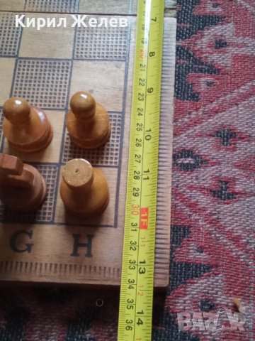 Шах стар дървен 43856, снимка 7 - Шах и табла - 44334624