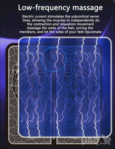Електрически масажор подложка за крака, снимка 5 - Масажори - 42430204