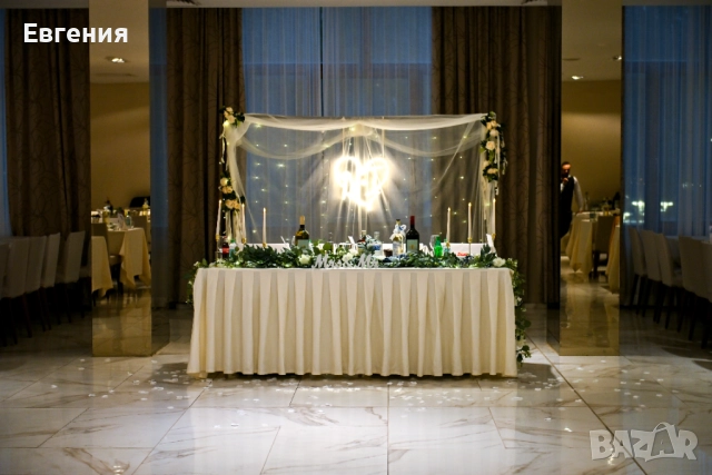 Kомплект сватбена украса в синьо, снимка 11 - Други - 52030465