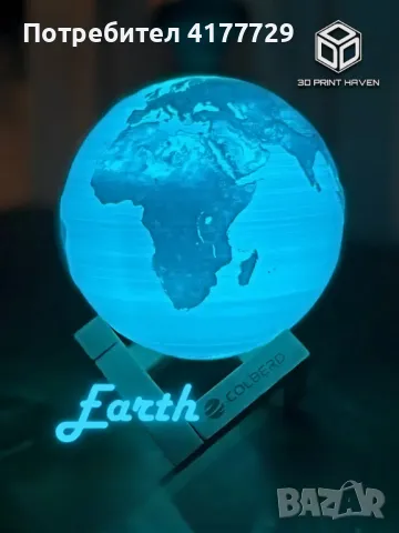 3D Планетни лампи - Магията на Космоса във Вашия Дом!, снимка 2 - Декорация за дома - 49611403