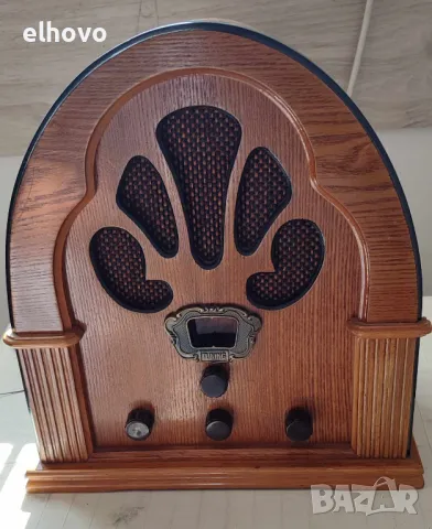 Старо радио с касетофон, снимка 2 - Антикварни и старинни предмети - 47629856