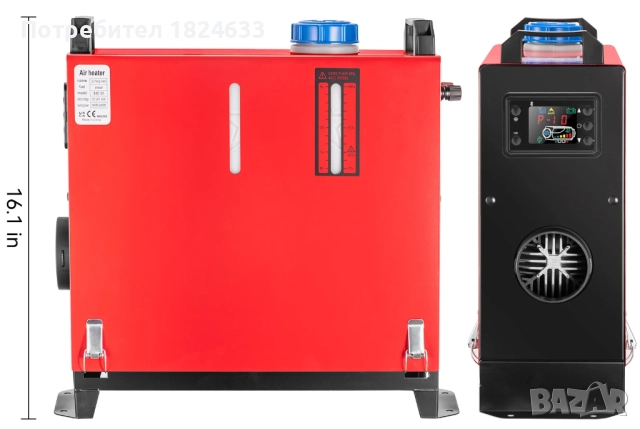 Суха дизелова печка 8 киловата 12 волта преносима, снимка 4 - Аксесоари и консумативи - 52511374