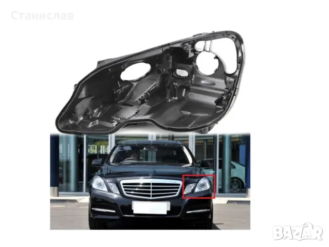 Лява основа (корпус) за фар за Mercedes E-Class W212 (2009-2012)
