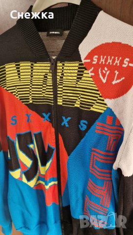 Уникален мъжки пуловер Diesel, снимка 2 - Пуловери - 42212358