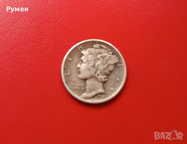 One Dime 1944-S-USA.Сребро!