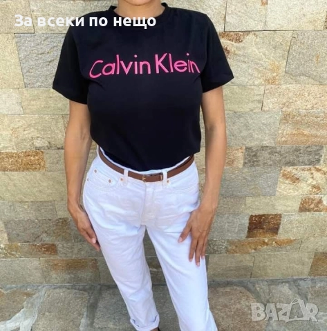 Calvin Klein Унисекс Тениска👚👕Дамска Тениска Келвин Клайн 👕Мъжка Тениска - 3 Модела Код LFS578, снимка 3 - Тениски - 51835027