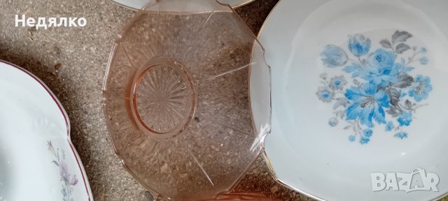 21бр Бг порцелан,1956г,Нов,плата,чинии, снимка 3 - Антикварни и старинни предмети - 42743962