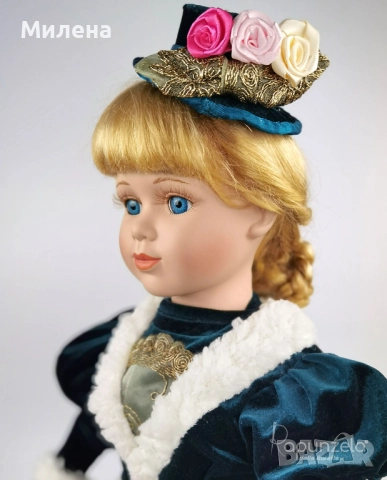 Порцеланова кукла Елайза 60см