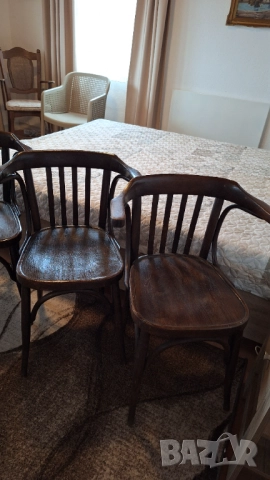 Продавам виенски столове с подлакътници 4бр., снимка 4 - Столове - 52865541
