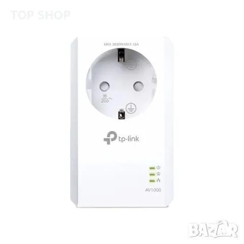 TP-Link TL-PA7017P PowerLine мрежов адаптер 1000 Мбит, снимка 4 - Мрежови адаптери - 48794543