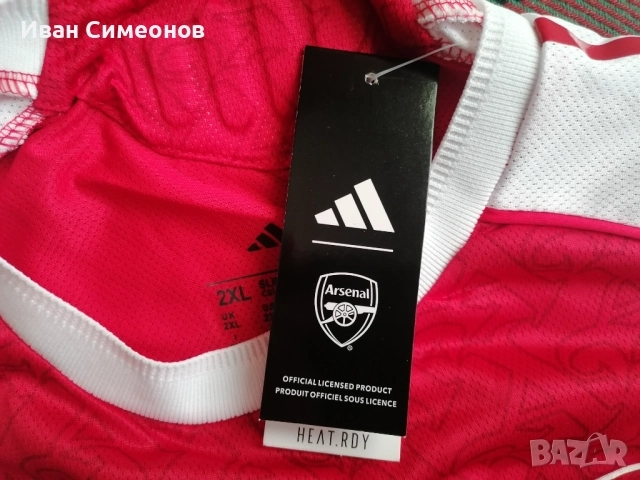 Официална мачова тениска на Арсенал от сезон 2025/26 XXL (Arsenal FC authentic kit 25/26 XXL), снимка 3 - Футбол - 52172622